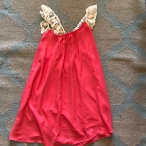 New cute coral dress